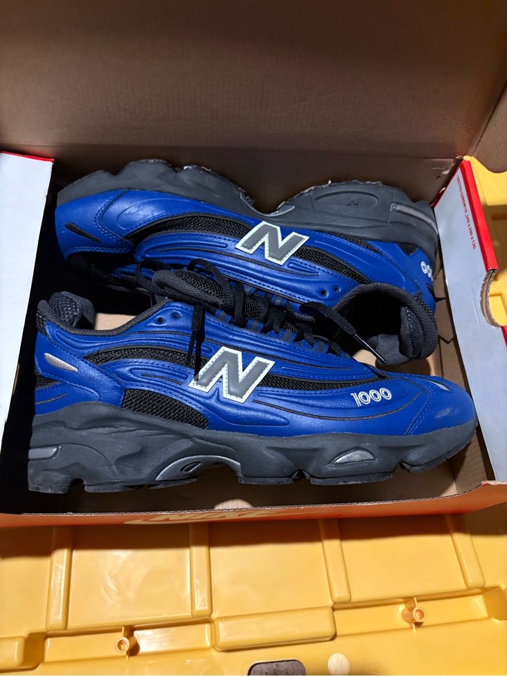 New Balance Kids Blue and Black 1000 Trail Sneakers